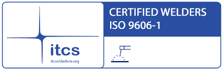 certificado itcs soldadores - ISO96061 - certified welders Sello Soldadores